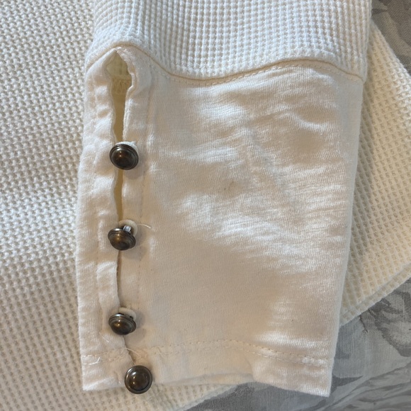 Pilcro Embroidered Thermal Top - Picture 9 of 16